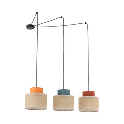 Lampa wisząca Duo JUTA Mix 3xE27