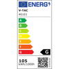Oprawa Zwieszana LED V-TAC 105W Okrągła Biała VT-7910 3000K 6300lm 3 Lata Gwarancji