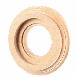 Ramka drewniana pojedyncza do ceramiki natynkowej Naturalne drewno