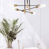 Lampa sufitowa żyrandol MULTI PATYCZAK black 6xE27 PRO