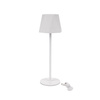Lampka Biurkowa Nocna V-TAC 4W LED 37cm Ładowanie USB Ściemnianie Biała VT-1034 3000K-6000k 150lm