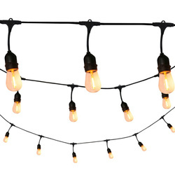 Girlanda zewnętrzna PARTY F 5,6m E27 10 x S14 filament 36V 6W