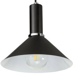 Lampa wisząca Loft metalowa KOBE czarna