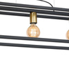 Lampa wisząca metalowa CAGE 3xE27 czarny