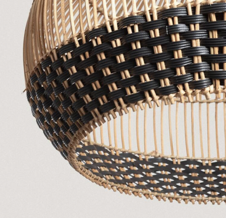 Naturalna Lampa wisząca Rattanowa Amari Ø50 cm Boho