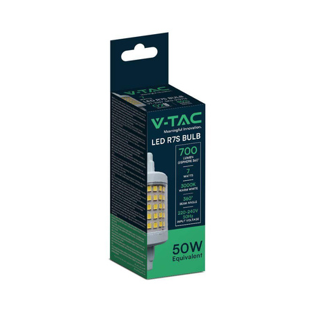 Żarówka LED V-TAC 7W R7S 78mm VT-2237-N 3000K 700lm