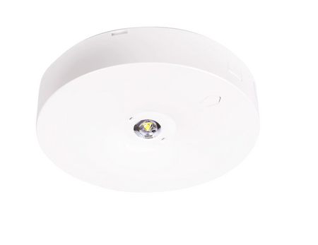 Oprawa sieciowo-awaryjna natynkowa STARLET ROUND SQ 250 IP20 CB / współpraca z centralną baterią / 86343