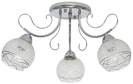 Lampa sufitowa Togo 3xE27 Chrom 