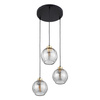 Lampa wisząca DEVI Transparent 3xE27 koło