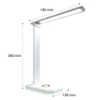Lampa biurkowa Alma LED RGB + CCT 12W biała