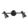 Lampa ścienno-sufitowa ruchoma LED BERG 2 Czarna 3000K