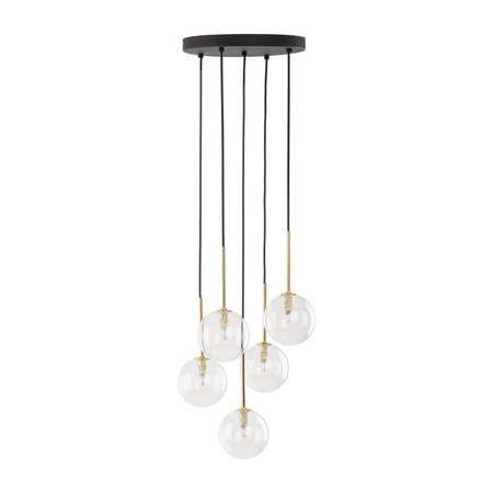 Lampa wisząca NILOS Black/Gold 5xG9