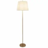Lampa podłogowa ELENA Biało-Złota 1xE27