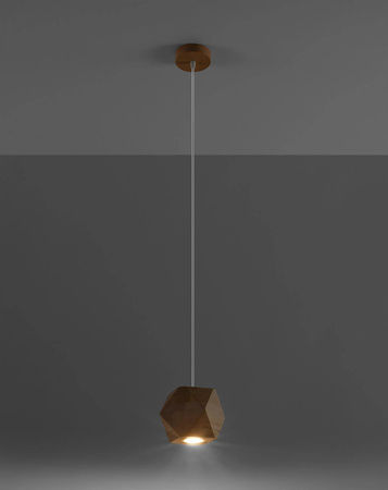 Lampa wisząca WOODY naturalne drewno