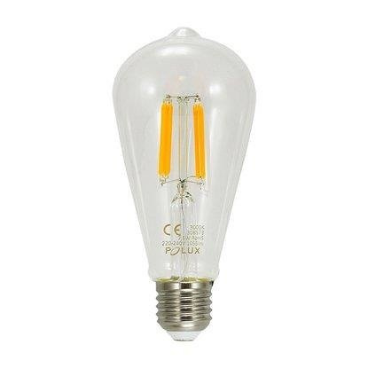 Żarówka LED dekoracyjna Filament E27 7,5W ST64 ciepła 3000K