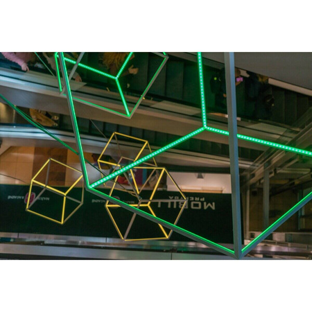 Profil KUBIK-45, anodowany, srebrny, 1000 mm