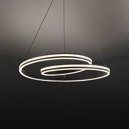 Oprawa Zwieszana V-TAC LED 40W Czarna 60x116cm VT-7984 2700-6500K 4800lm