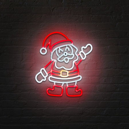 Dekoracja świetlna świąteczna Neon LED Mikołaj 40 x 43.5cm