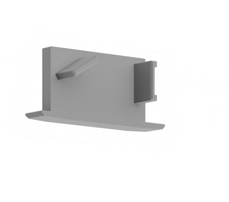 Zaślepka końcowa MICRO-30DEG-K-L szara KLUŚ 