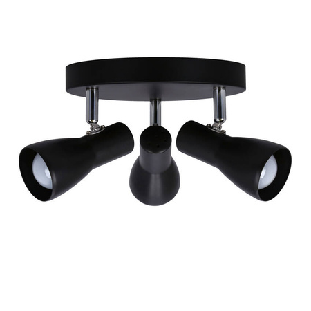 Lampa sufitowa plafon czarny mat regulowany Picardo 98-50793