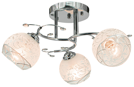 Lampa sufitowa Evita 3xE27 Chrom 