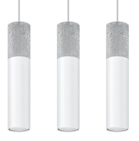 Lampa wisząca BORGIO 3L biały