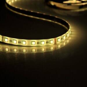 Zestaw taśma LED 24V 5m RGB+4000K IP65 pilot, zasilacz, sterownik