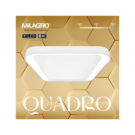 Plafon QUADRO WHITE 38W
