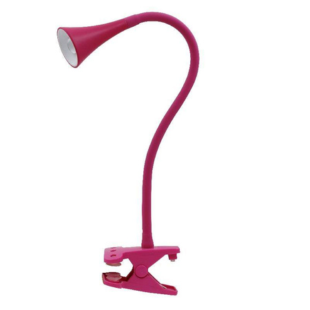 Lampka biurkowa LED HAPPY CLIPS RÓŻOWA