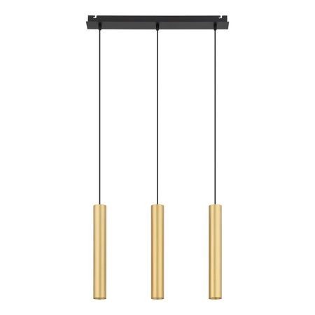 Nowodvorski Lampa wisząca czarna mosiądz EYE