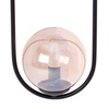 Efektowna lampa wisząca z bursztynowymi kloszami K-5121 z serii VENTA
