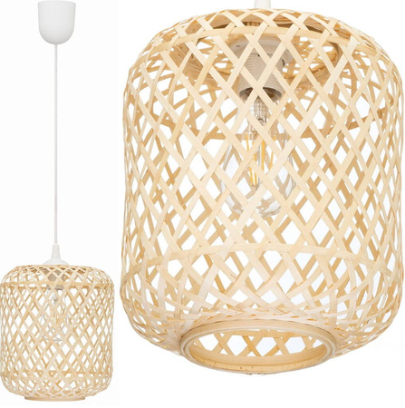 Lampa wisząca BOHO bambusowa 25cm DMT248