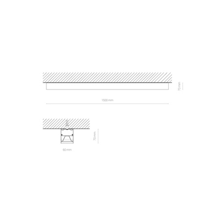 Lampa sufitowa Nowodvorski biała CL OFFICE PRO LED 150 4000K 