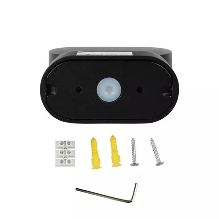 Kinkiet Ścienny V-TAC 6W LED Czarny IP65 Obrotowy 350st VT-816 4000K 800lm