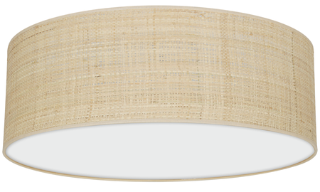 Lampa sufitowa MARSHALL WHITE / RATTAN 3xE27