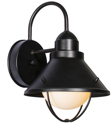 Kinkiet ogrodowy lampa elewacyjna E27 czarny Loft dół