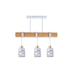 Lampa wisząca 3xE27 50cm  Elen biała