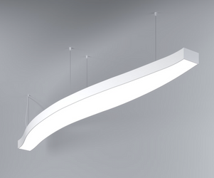 Oprawa MI-WAVE-02, zwieszana, 94W, 4000K, bez zasilacza, 24VDC, IP20, biały lakier mat RAL9010