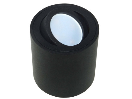 Oprawa sufitowa natynkowa czarna ruchoma aluminium