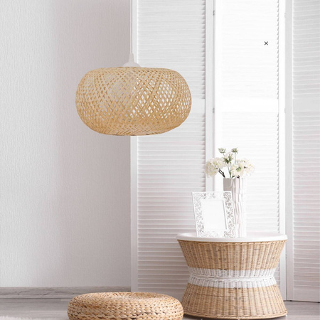 Lampa wisząca BOHO bambusowa 40cm DMT02