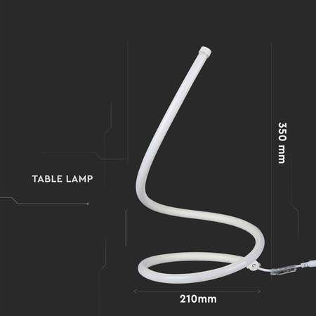 Lampka LED V-TAC Gięty Biały Profil 20W 35cm VT-7312-W-N 3000K 1840lm 3 Lata Gwarancji