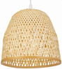 Lampa wisząca BOHO bambusowa biała E27 PHU09 30cm