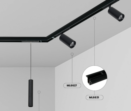 Listwa LED 12W punktowa do systemu szynowego  MAGNETIC TRACK 4000K