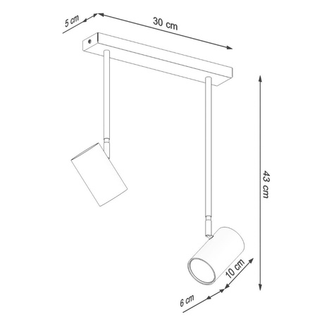 Lampa Sufitowa FOOTBALL 4xE27
