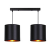 Lampa wisząca czarna 2xE27 Candida 32-00712