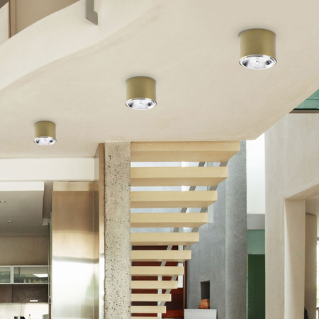 Tk Lighting MORIS GOLD lampa sufitowa 1xGU10