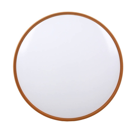 Montana Lampa sufitowa plafon czarny+biały+złoty 24W led 40cm 