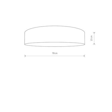 Nowodvorski Plafon złoty biały TURDA