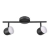 Lampa ścienno-sufitowa ruchoma LED RAWI 2 Czarna 3000K