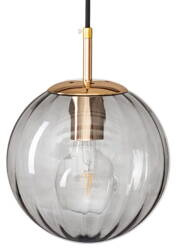 Lampa wisząca sufitowa szklana PANDORA szara
